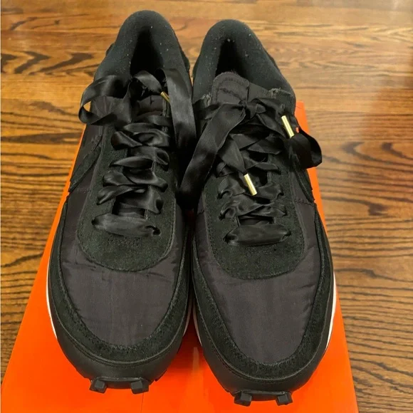 .Nike LD Waffle Sacai Black Nylon Size 14 - Picture 1 of 10